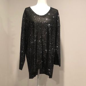 DKNY Sequin Tunic/Sweater